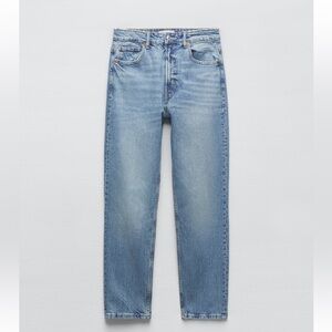 Zara High Rise TRF Mom Jeans